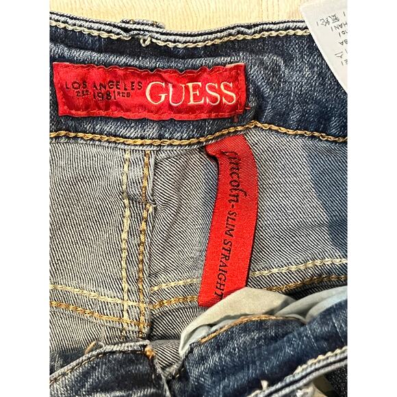 Guess Lincoln Slim Straight Fit Jeans Mens 34x30 - Picture 4 of 5